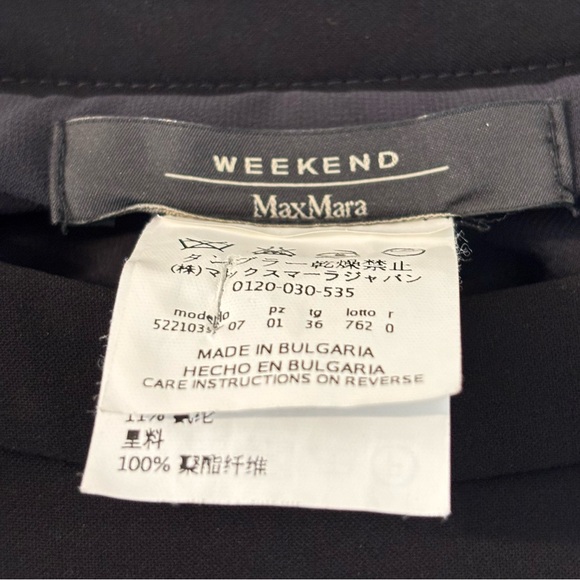 Max Mara Weekend Sleeveless Sheath Midi Dress in Black Size 4 - Picture 11 of 12